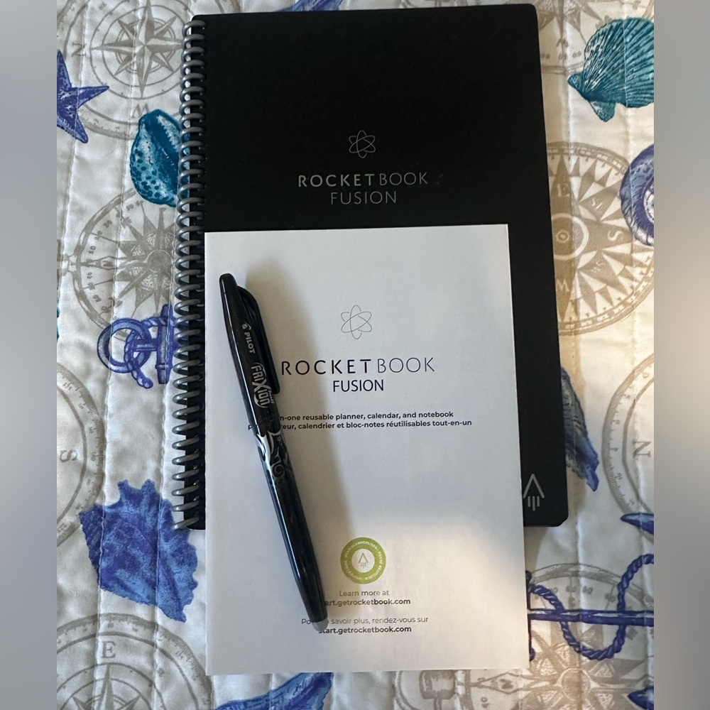 Rocketbook Fusion Reusable Notebook with Pen